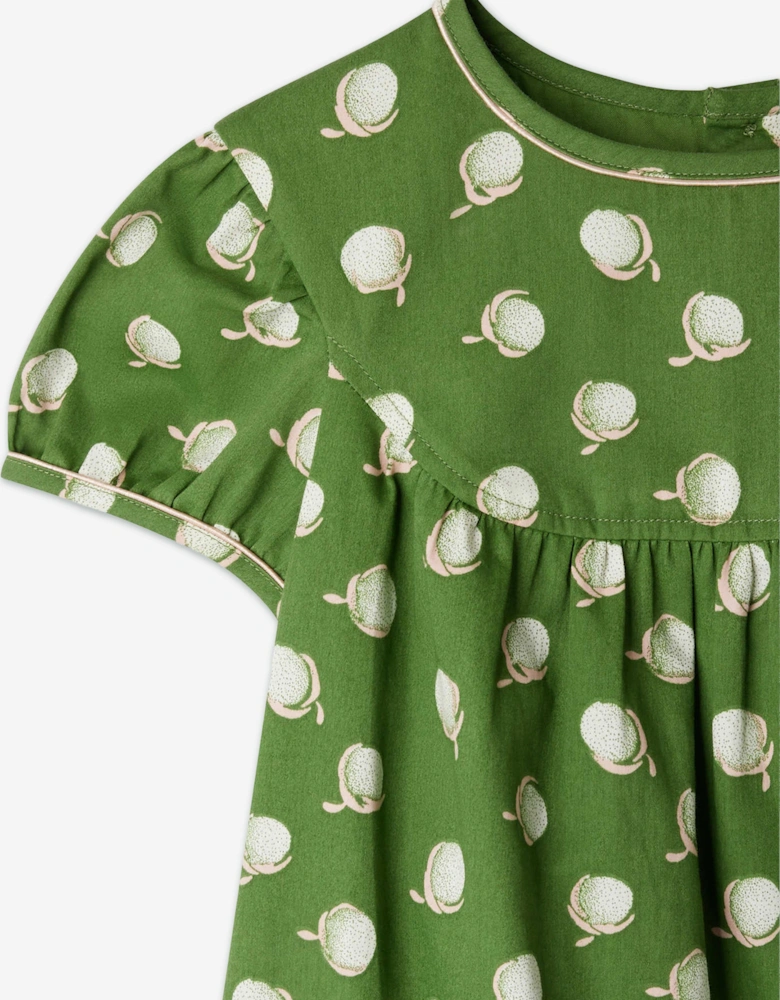 Girls Alinda Dress in Green