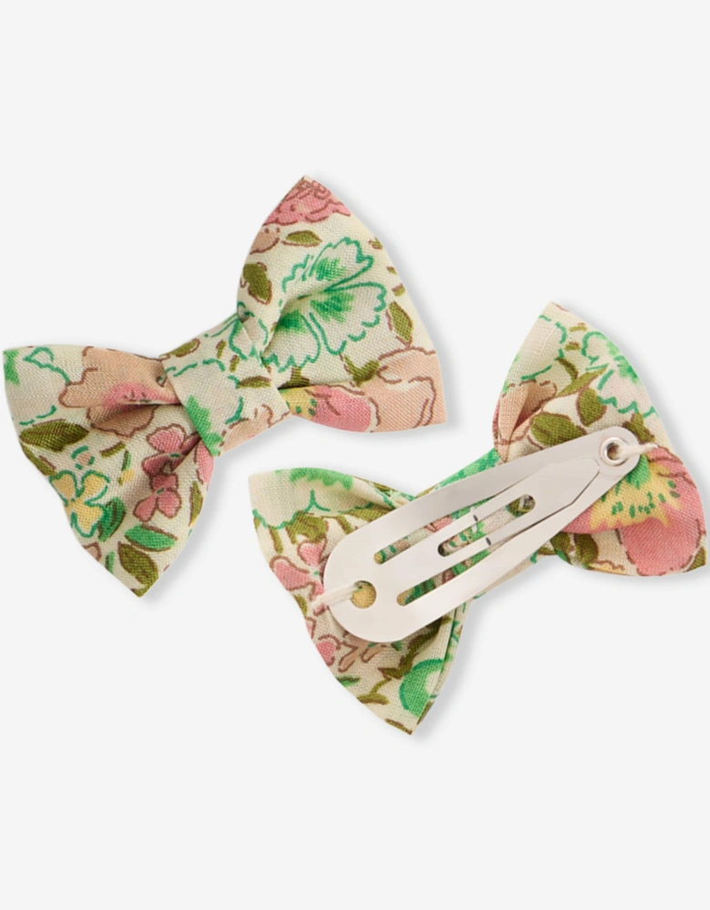 Girls Barette Bow Hair Clips in Multicolour