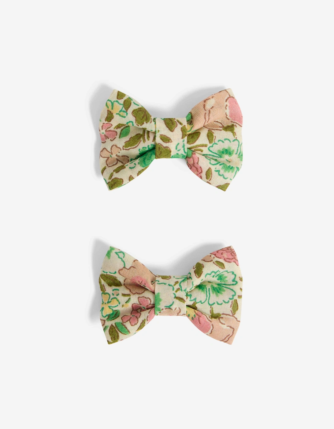 Girls Barette Bow Hair Clips in Multicolour, 4 of 3