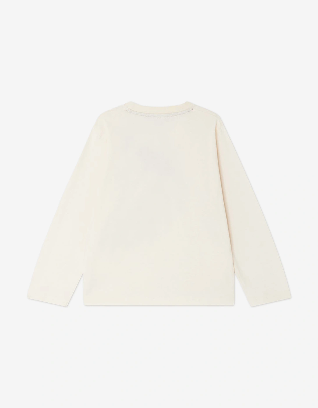 Boys Long Sleeve Tadda T-Shirt in Ivory