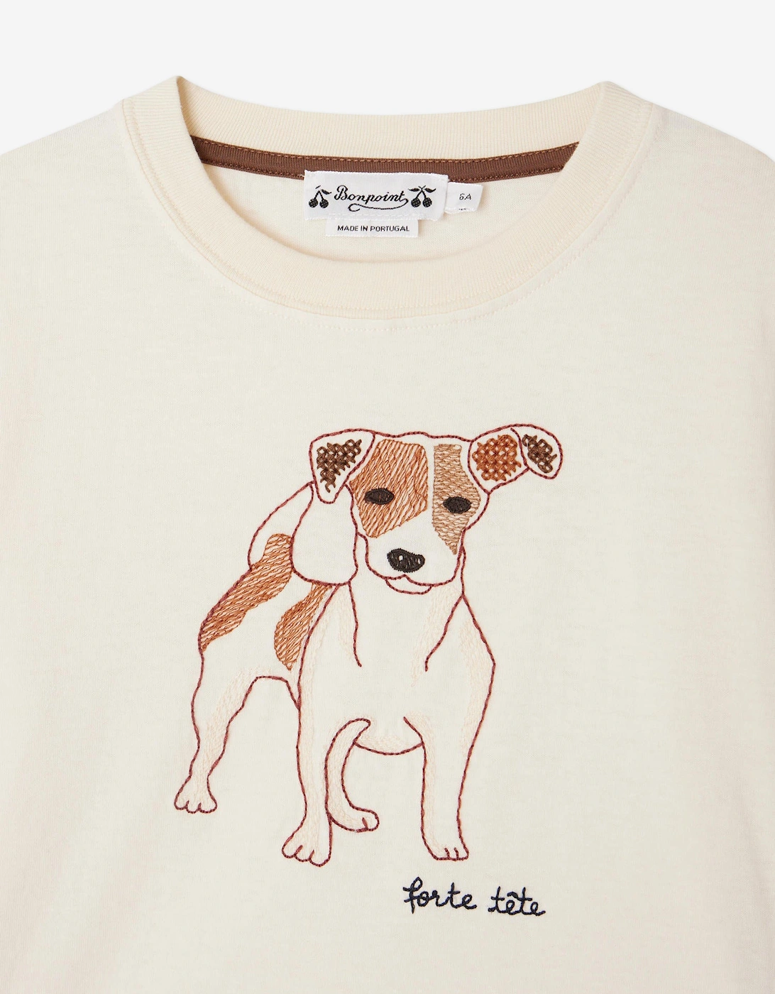 Boys Long Sleeve Tadda T-Shirt in Ivory