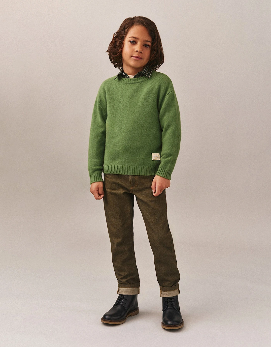 Boys Jason Jumper in Green