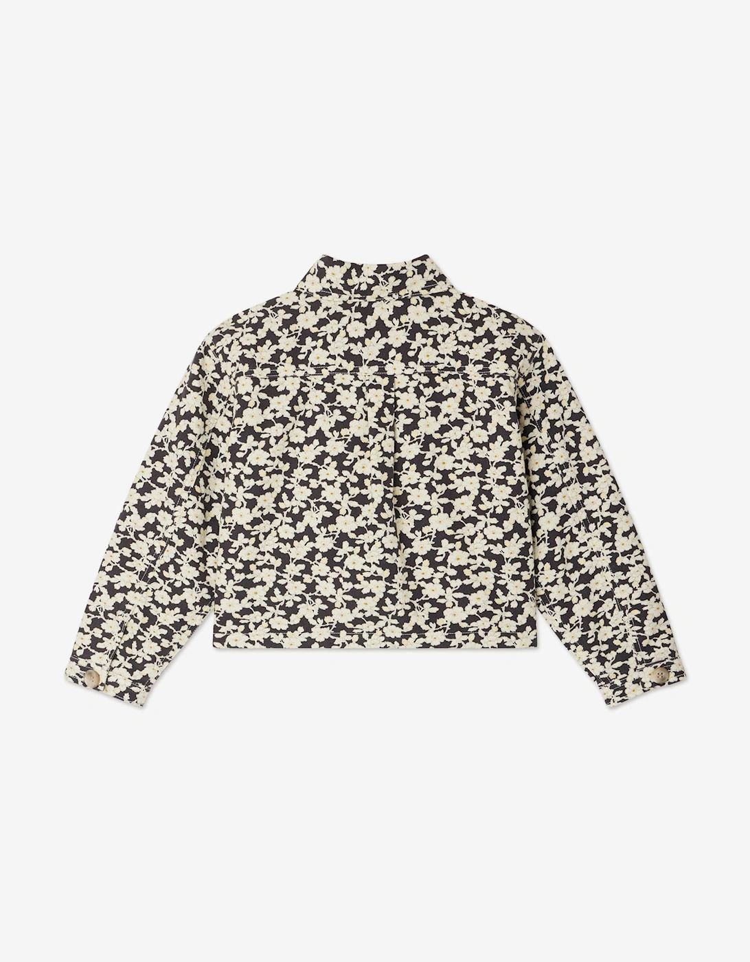 Girls Floral Jalia Jacket in Black
