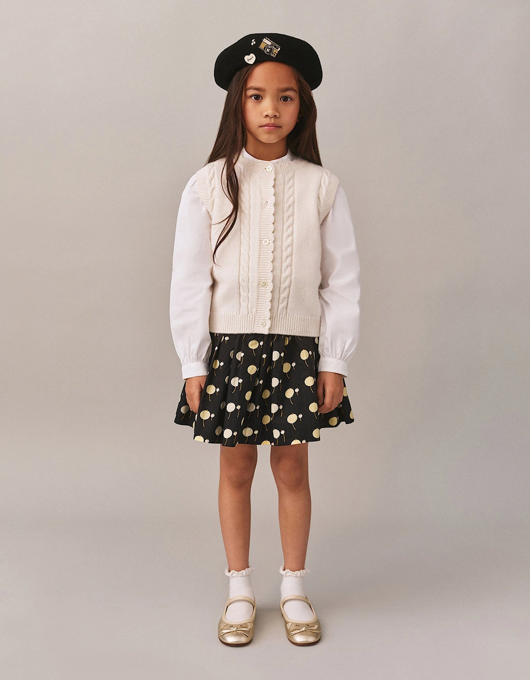 Girls Suzon Skirt in Black