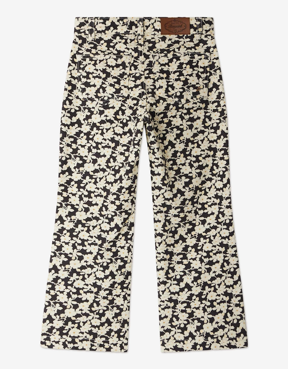 Girls Floral Gersande Trousers in Black