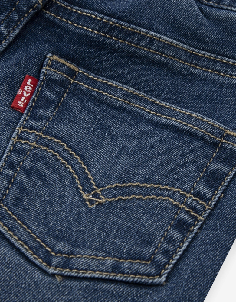 Baby Boys Moto Crew and Jeans Set in Navy