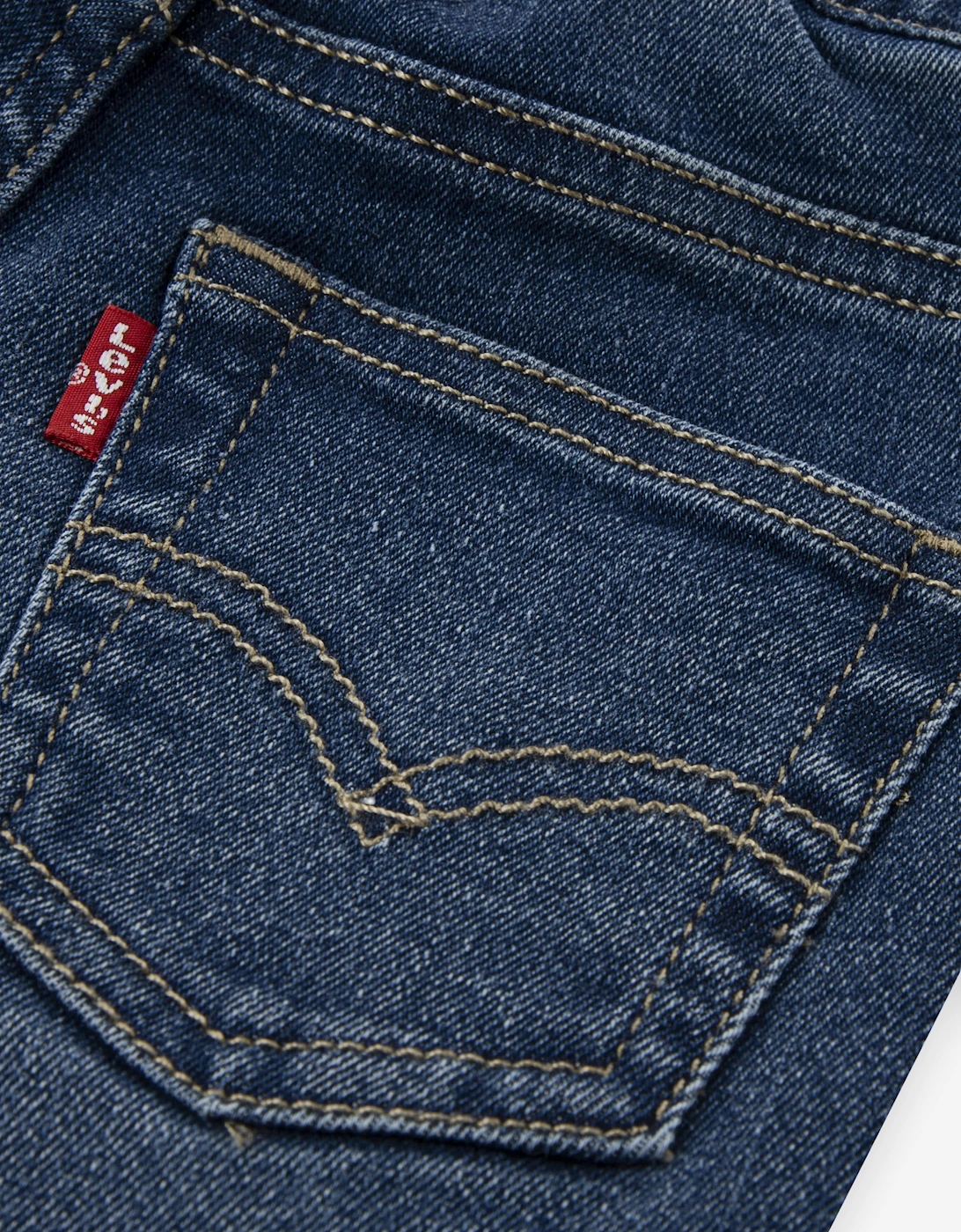 Baby Boys Moto Crew and Jeans Set in Navy