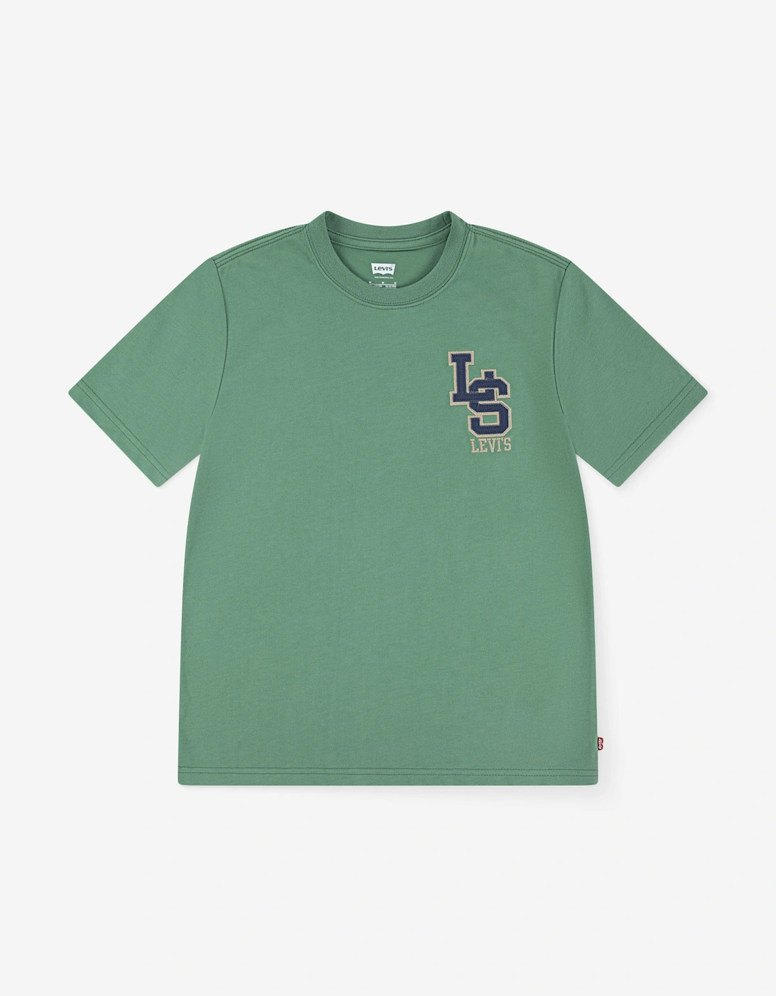Boys Streamline Monogram T-Shirt in Green, 5 of 4