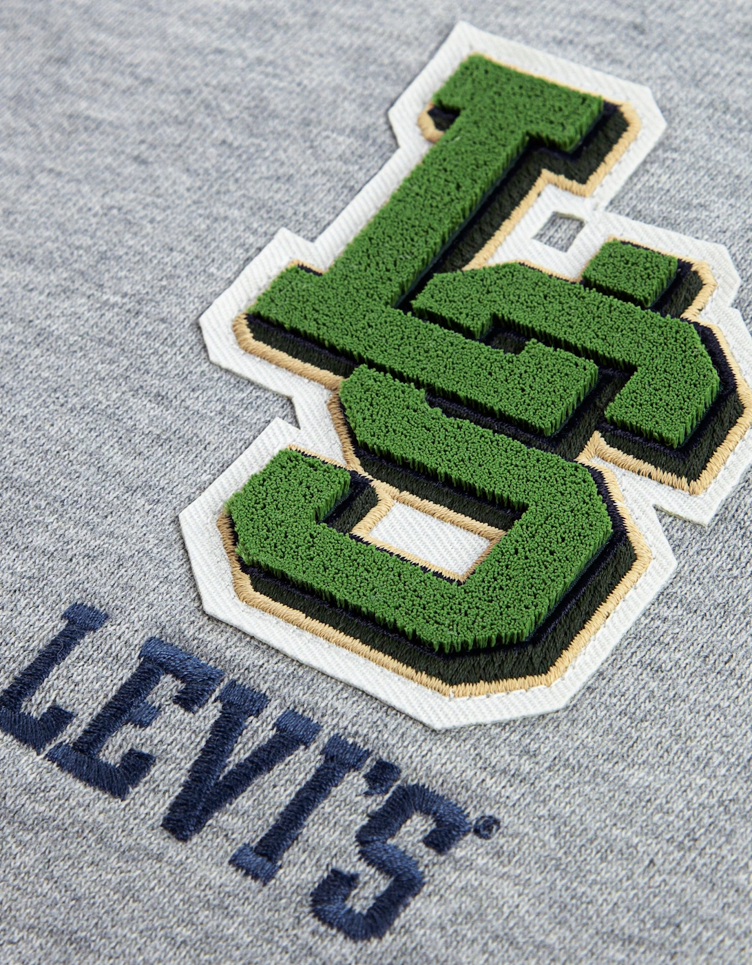 Boys Streamline Monogram Sweatshirt in Grey