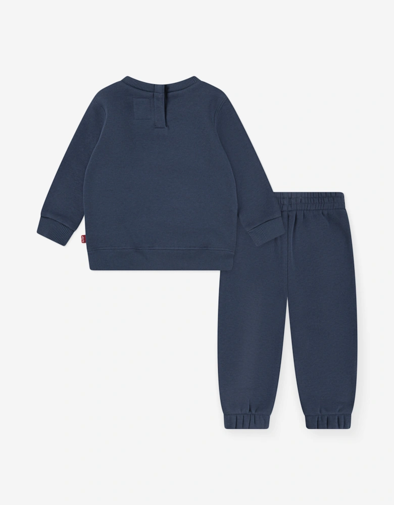 Baby Boys Logo Tracksuit in Blue