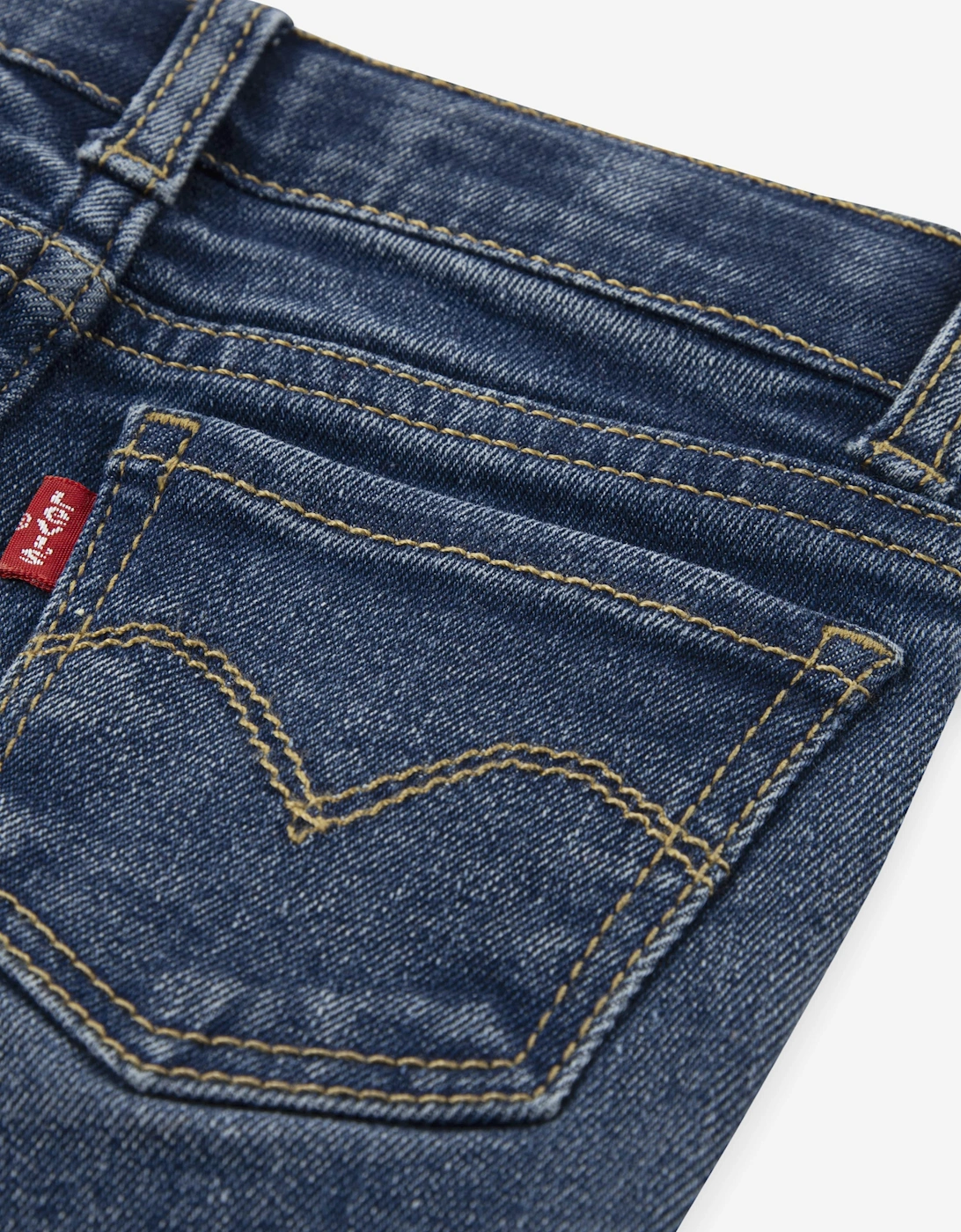Baby Girls 3 Piece Jeans Set in Red