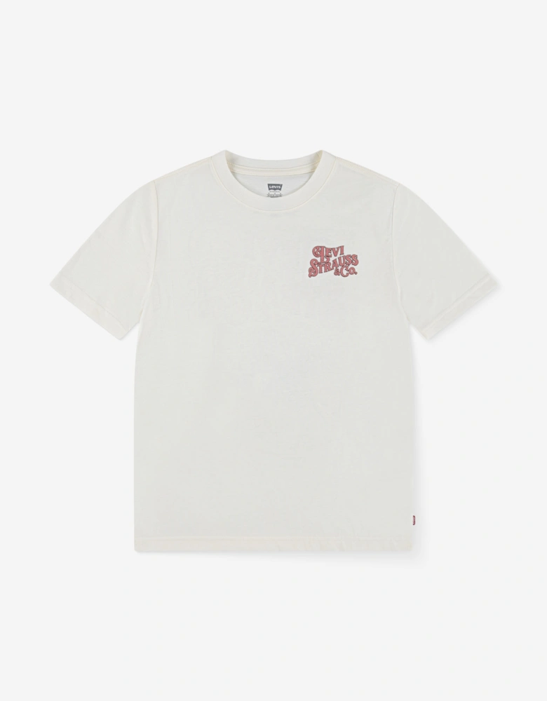 Boys Worn By Cowboys T-Shirt in Ivory