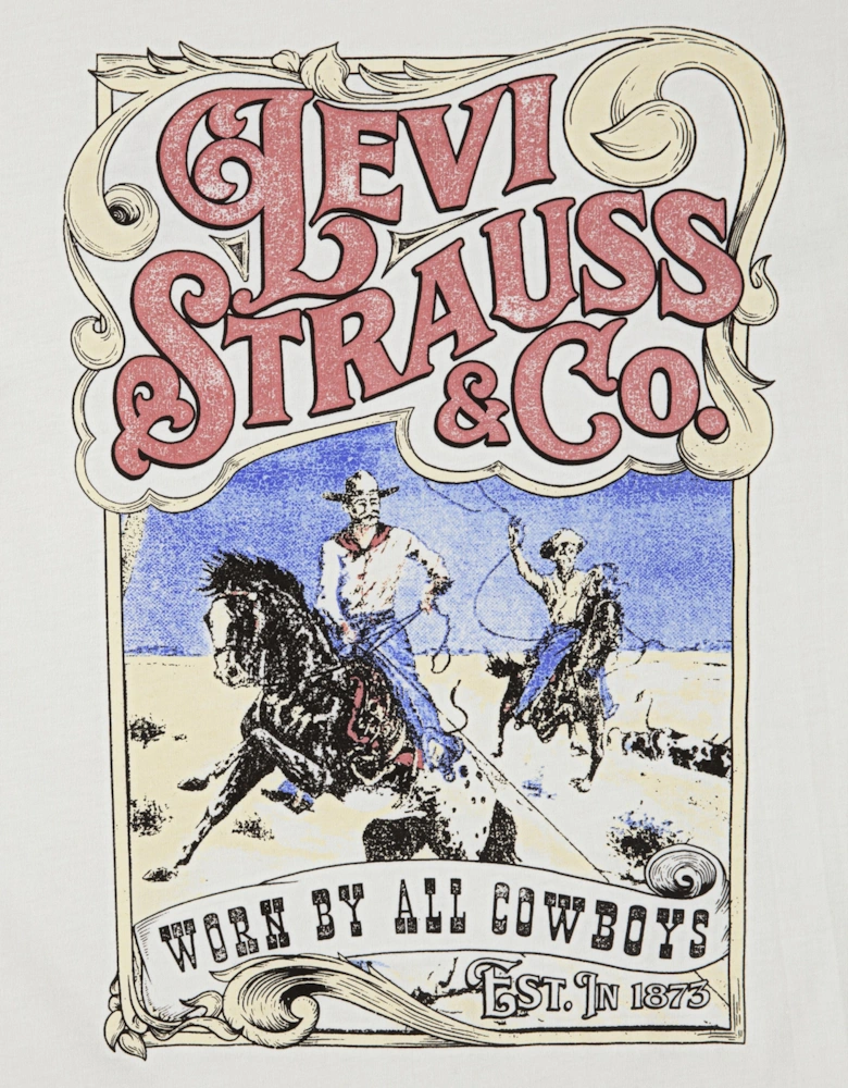Boys Worn By Cowboys T-Shirt in Ivory