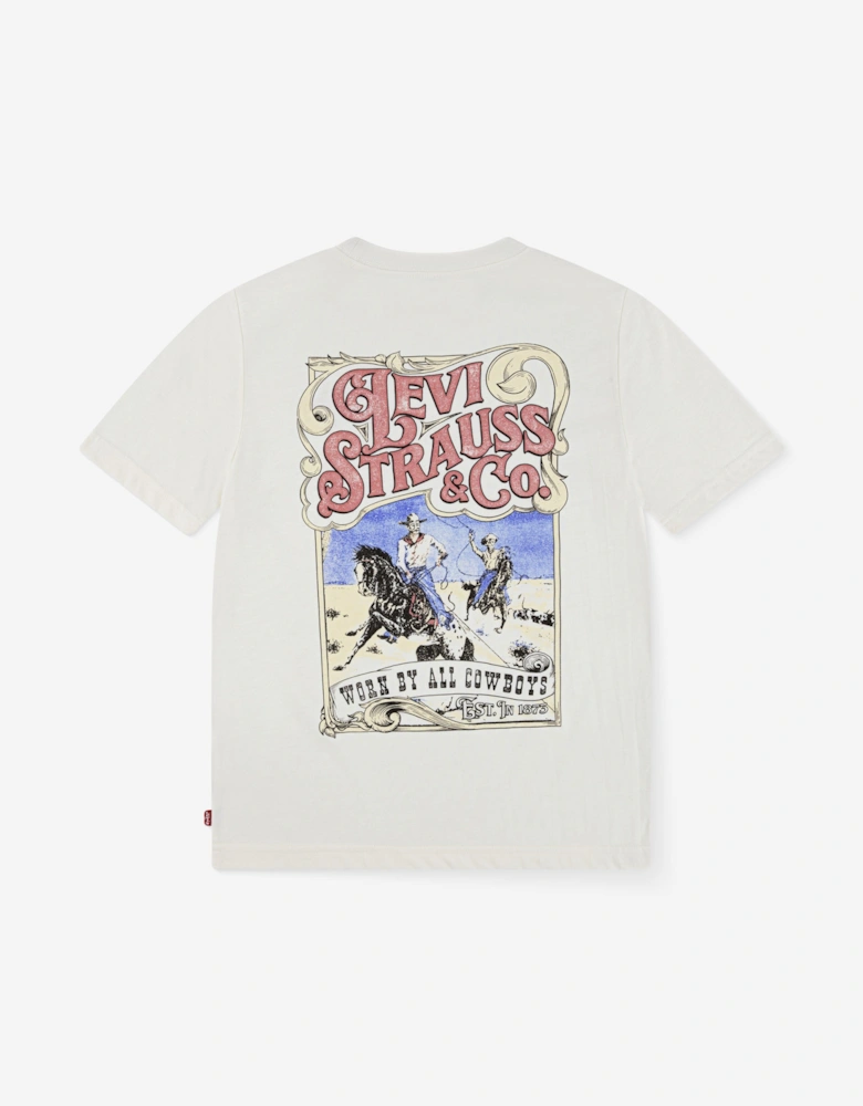 Boys Worn By Cowboys T-Shirt in Ivory