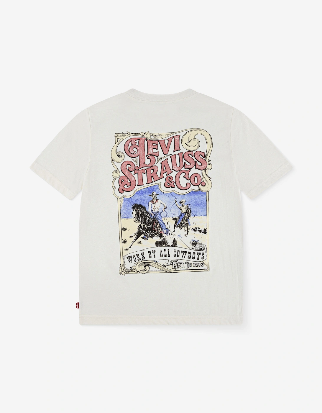 Boys Worn By Cowboys T-Shirt in Ivory