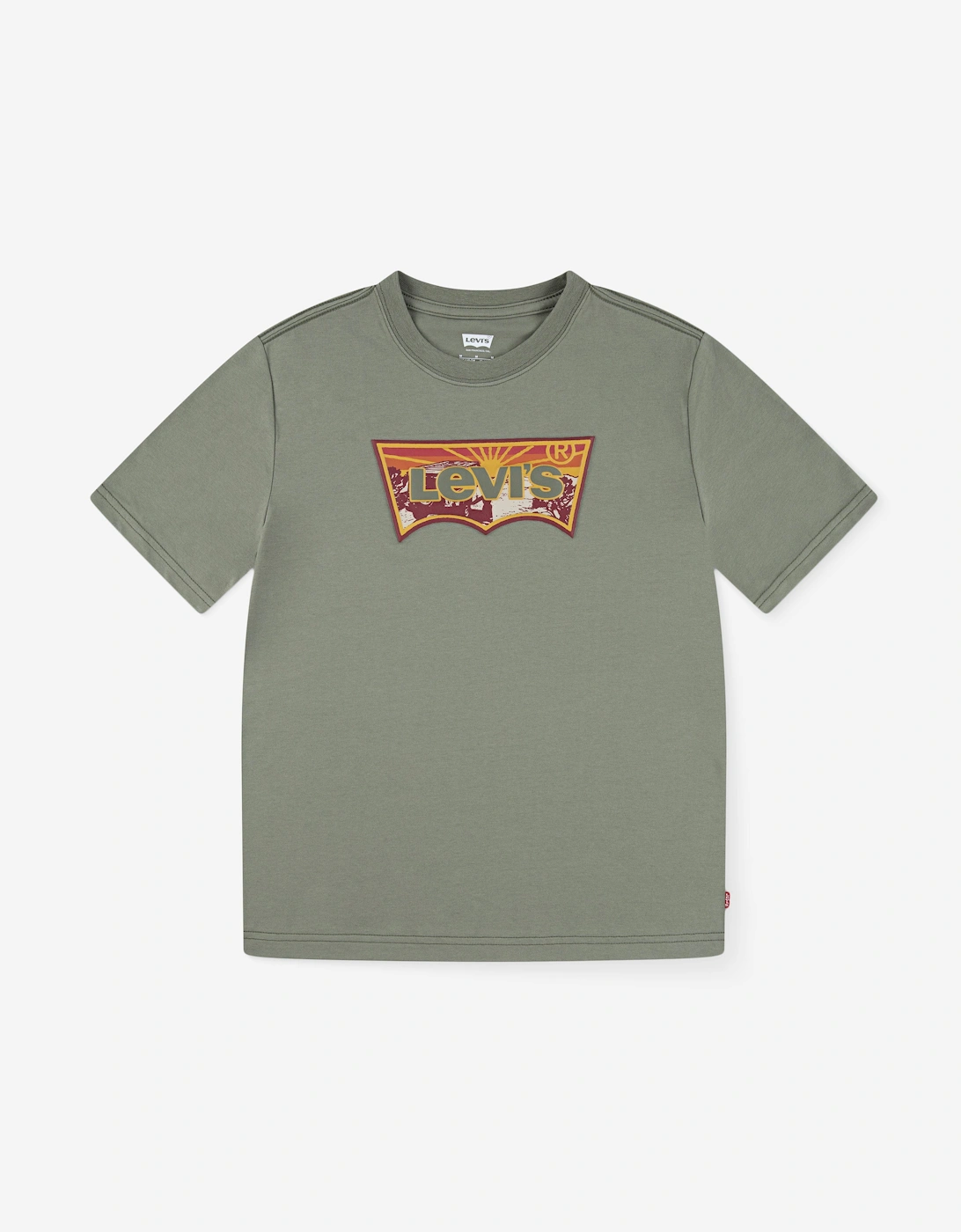 Boys Sunrise Desert T-Shirt in Green, 5 of 4