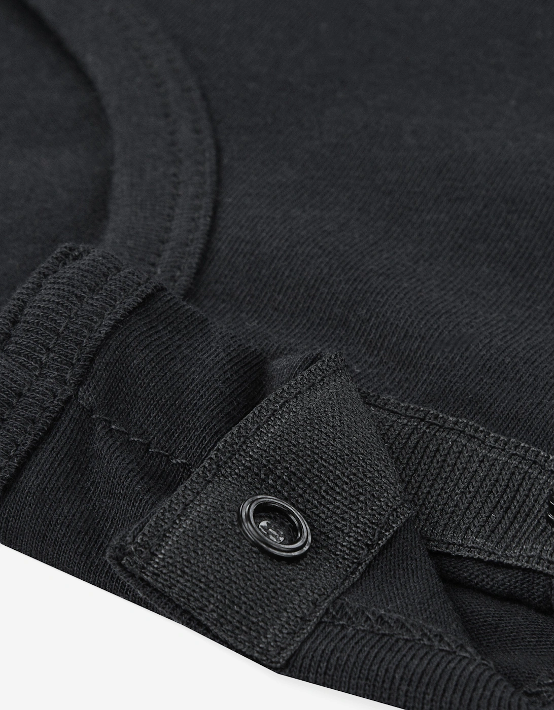 Baby Boys Bear Jeans Set in Black