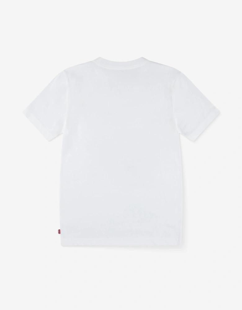 Boys Race To The Finish T-Shirt in White