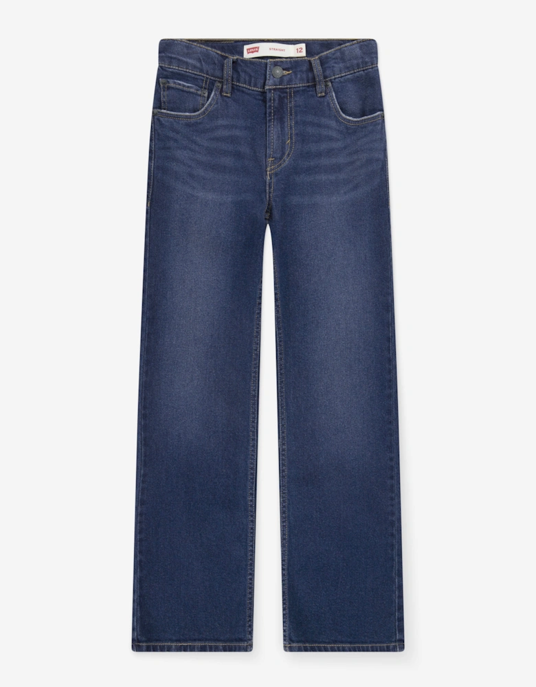 Boys 555 Relaxed Straight Jeans in Blue