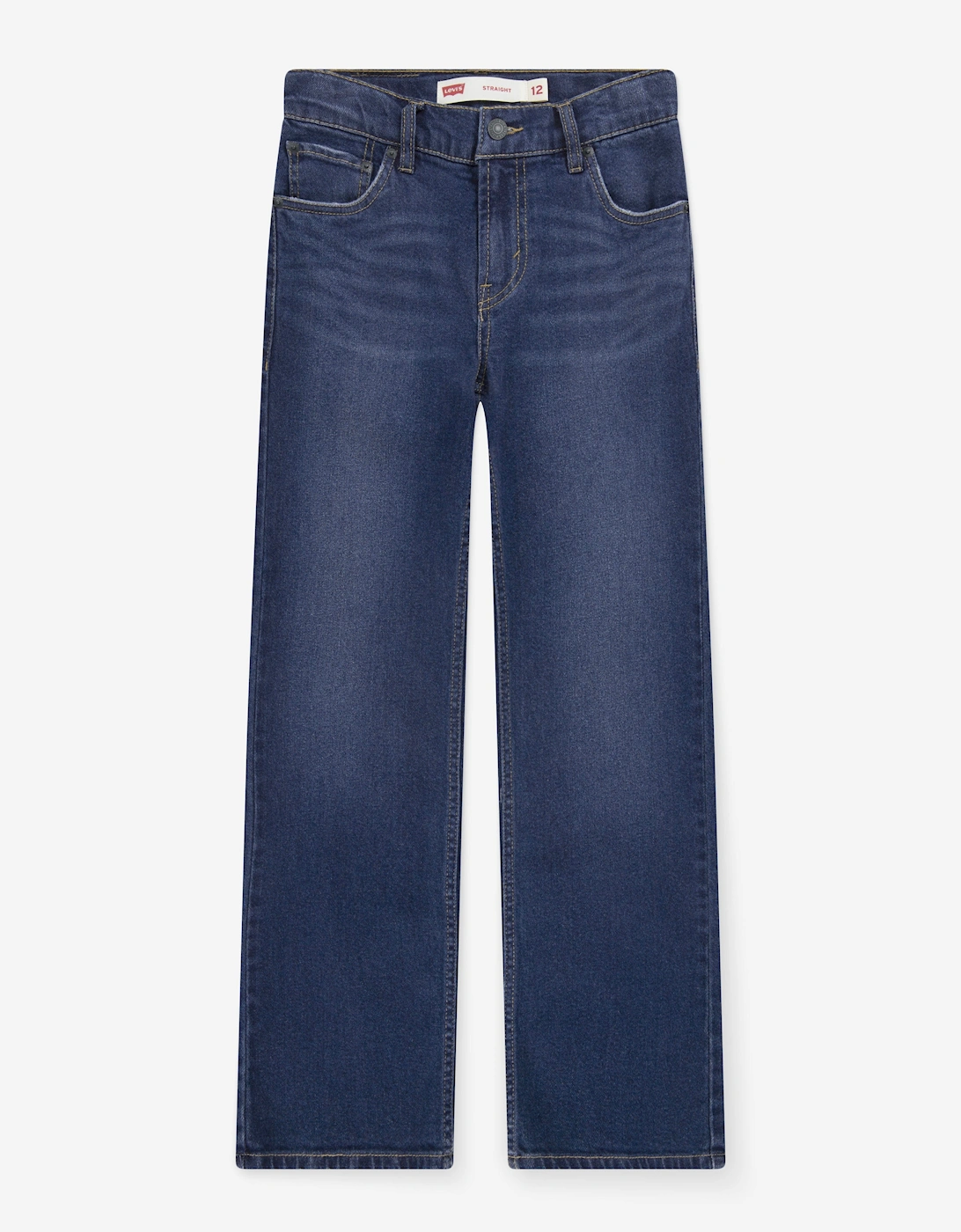 Boys 555 Relaxed Straight Jeans in Blue, 5 of 4