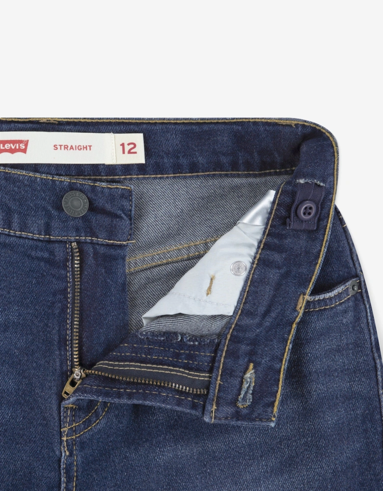 Boys 555 Relaxed Straight Jeans in Blue
