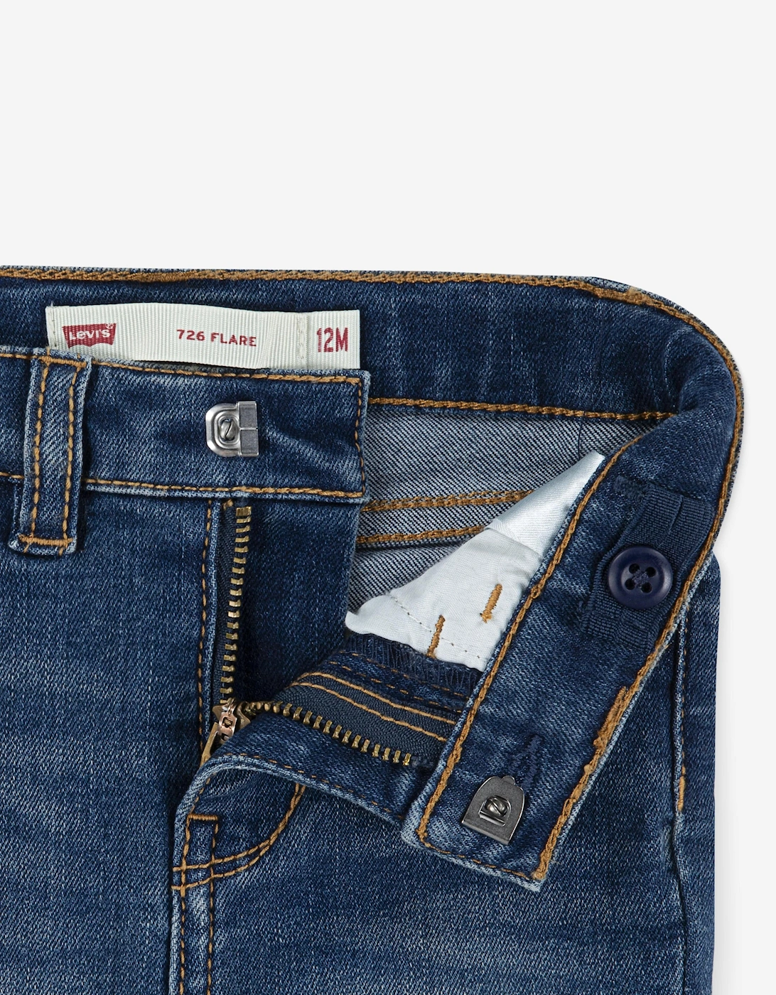 Baby Girls 726 Flared Jeans in Blue