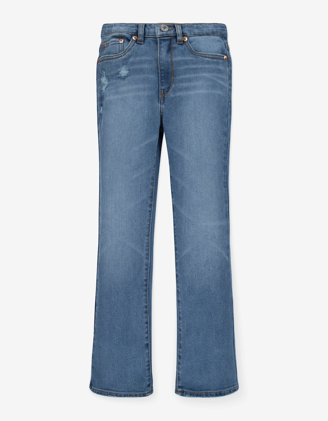 Girls 726 High Rise Flared Jeans in Blue, 4 of 3