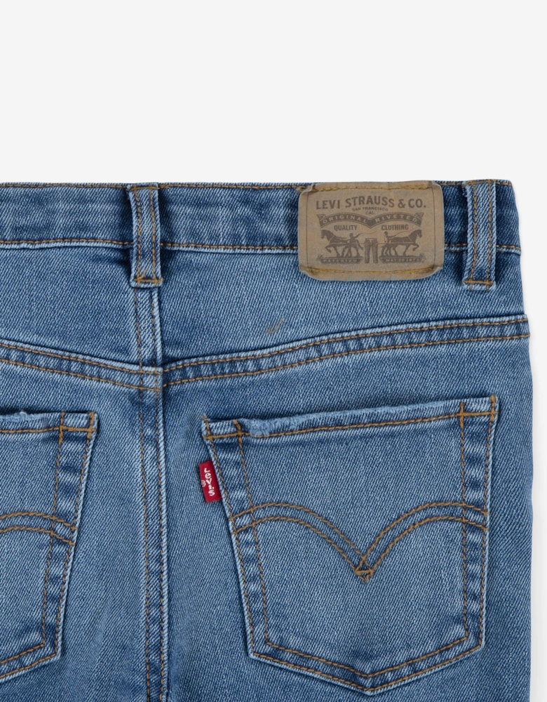 Girls 726 High Rise Flared Jeans in Blue