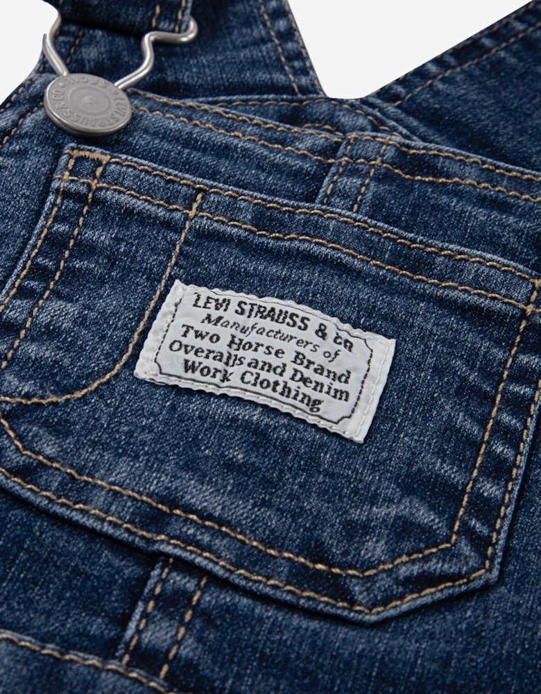 Baby Boys Denim Dungarees in Blue