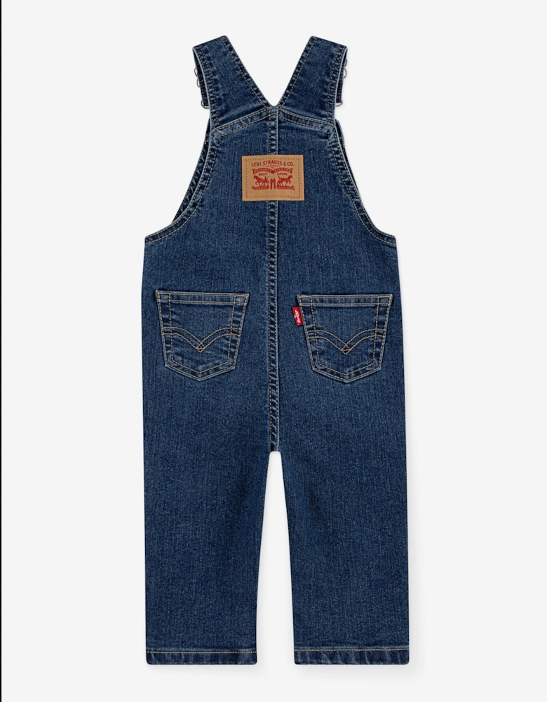 Baby Boys Denim Dungarees in Blue
