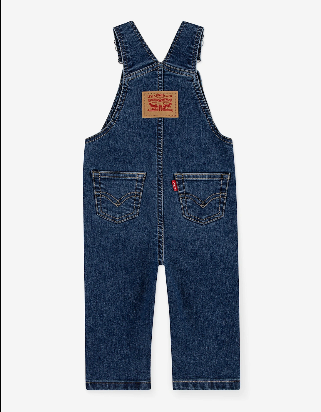 Baby Boys Denim Dungarees in Blue
