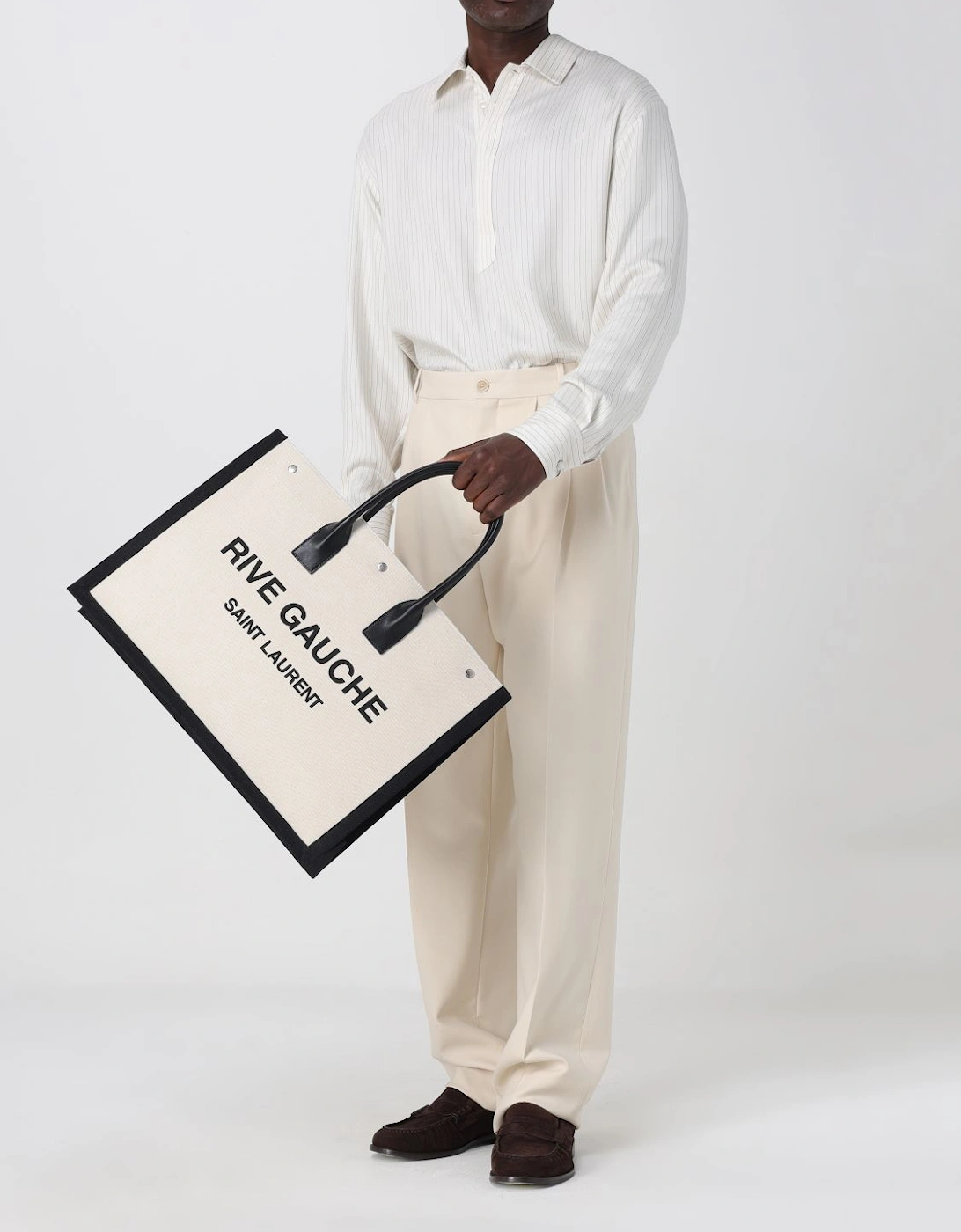 Rive Gauche Tote Canvas Bag