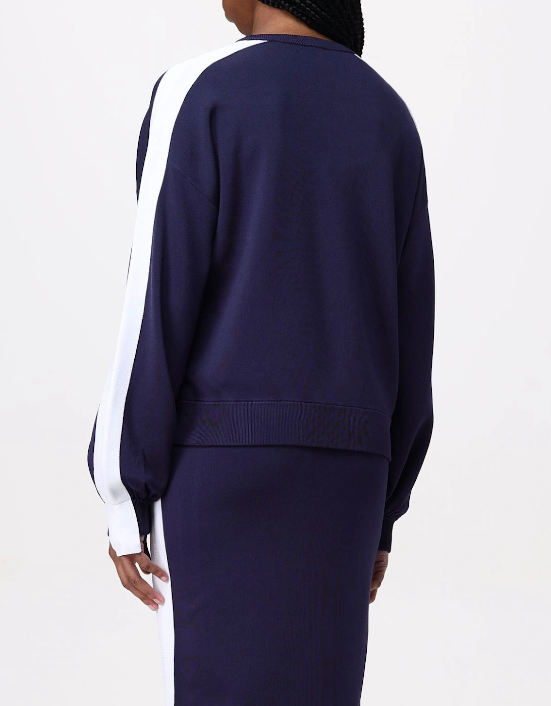 Embroidered Knitwear Crew Neck Sweater