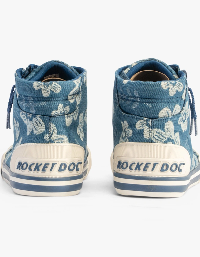JAZZIN HI Womens Trainers Navy