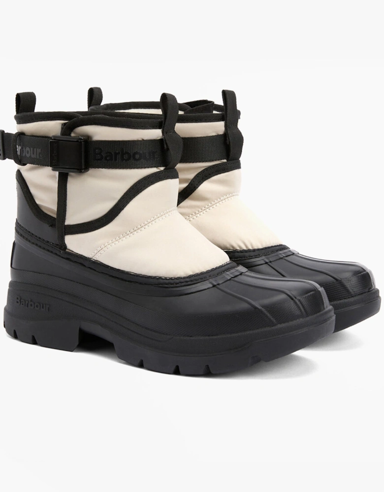 BRAYBOURN Womens Duck Boot Wellies Beige/Black
