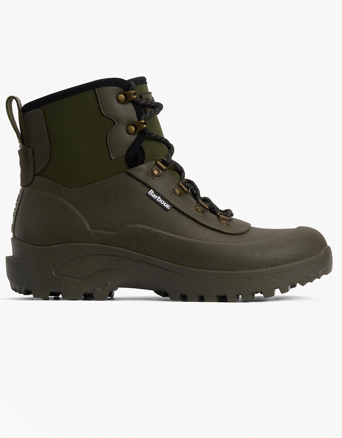 MARLOW Mens Lace Up Wellies Olive, 7 of 6