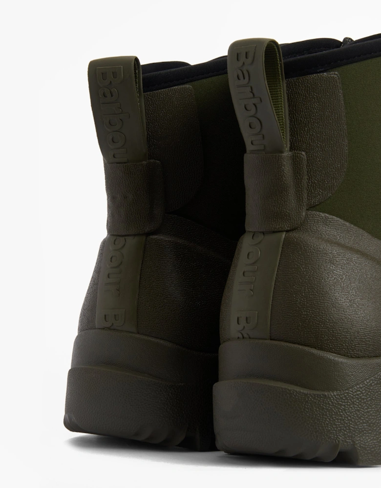 MARLOW Mens Lace Up Wellies Olive