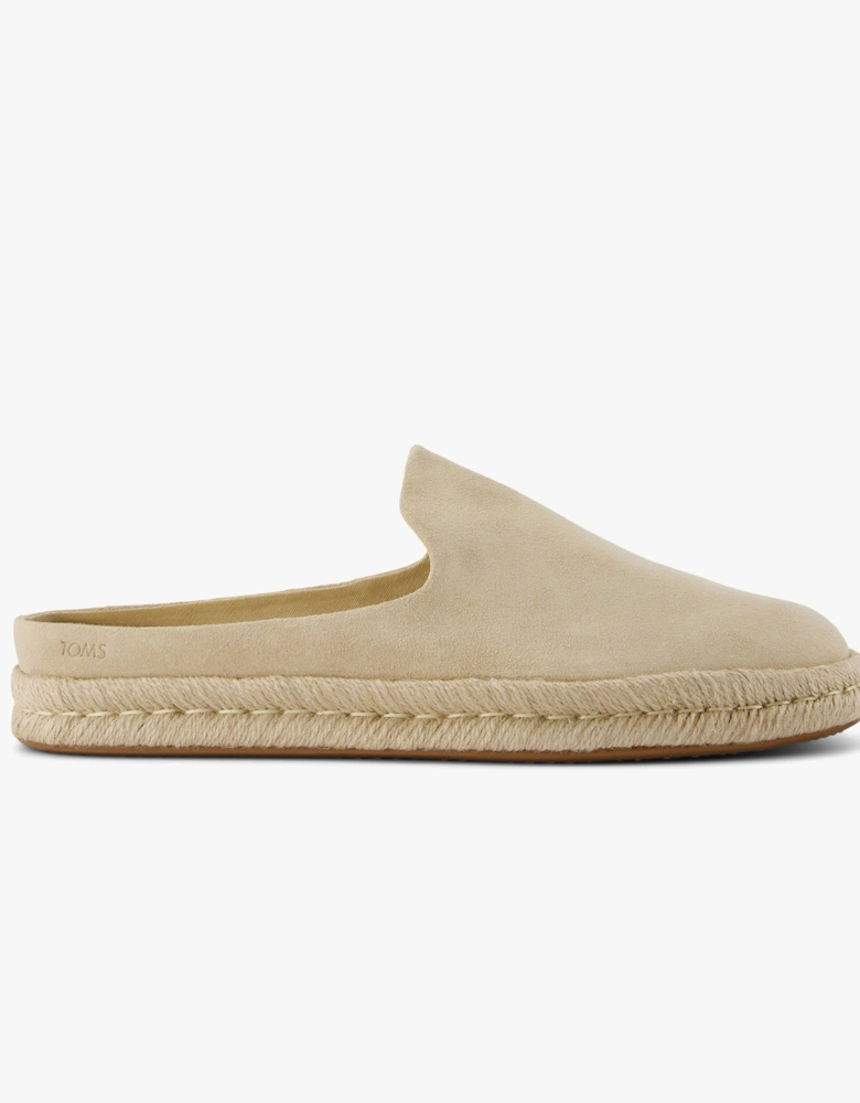 SANTIAGO MULE Mens Espadrille Beige