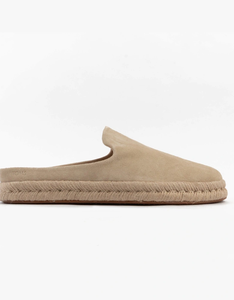 SANTIAGO MULE Mens Espadrille Beige
