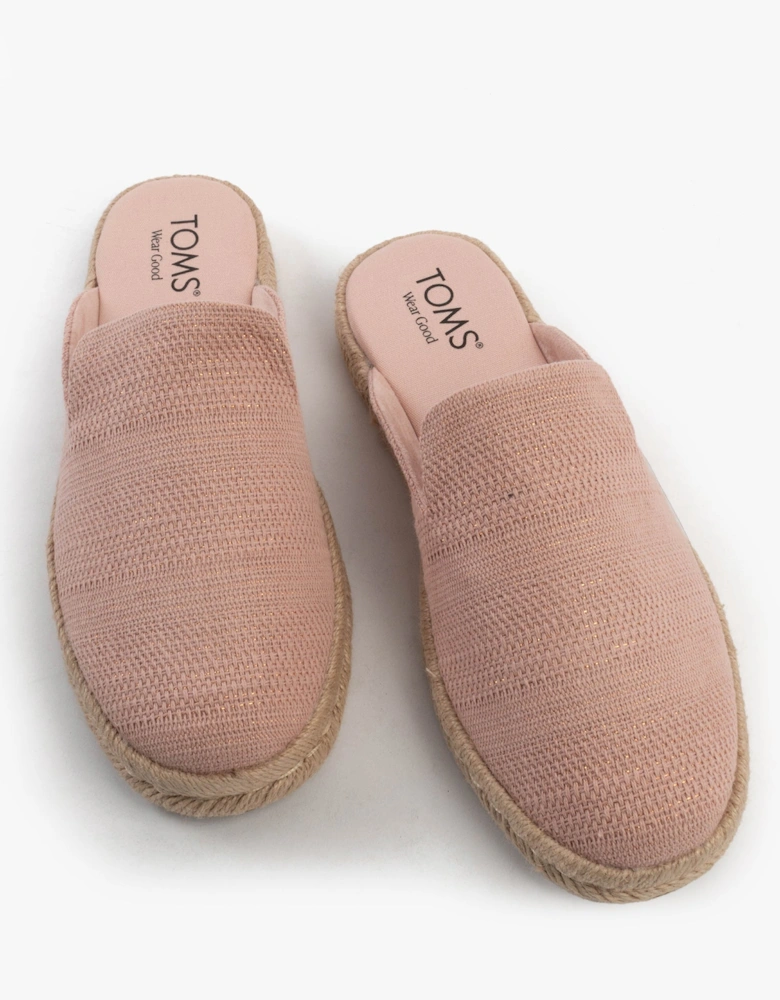 SANTIAGO MULE Womens Espadrille Pink