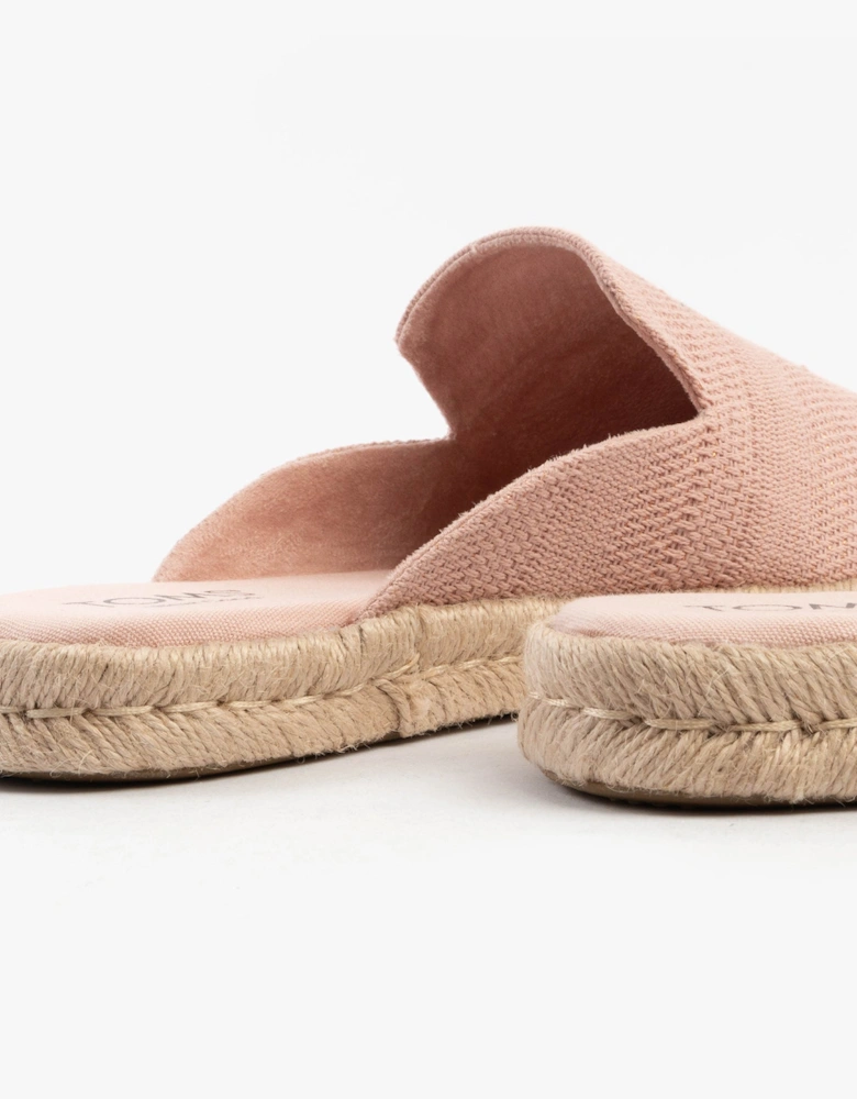 SANTIAGO MULE Womens Espadrille Pink