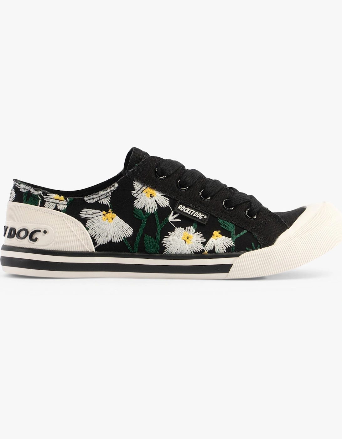 JAZZIN Womens Trainers Black, 7 of 6