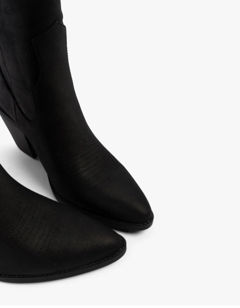 FEATHER Womens Boots Black