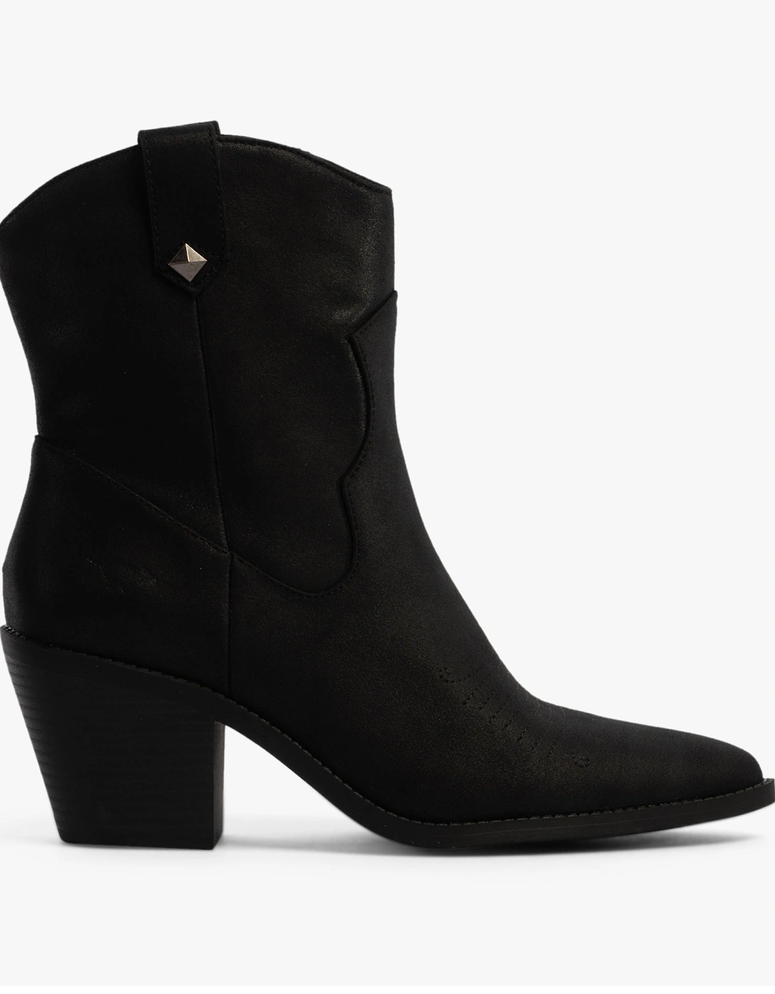 FEATHER Womens Boots Black, 6 of 5