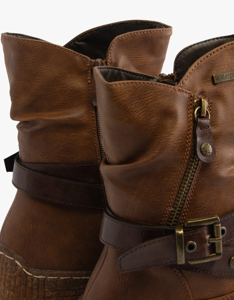 WYNDI 01 Womens Boots Brandy Kombi