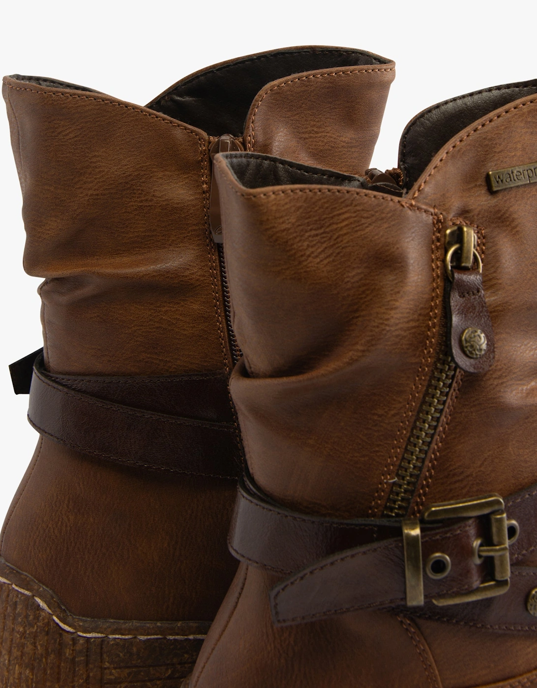 WYNDI 01 Womens Boots Brandy Kombi