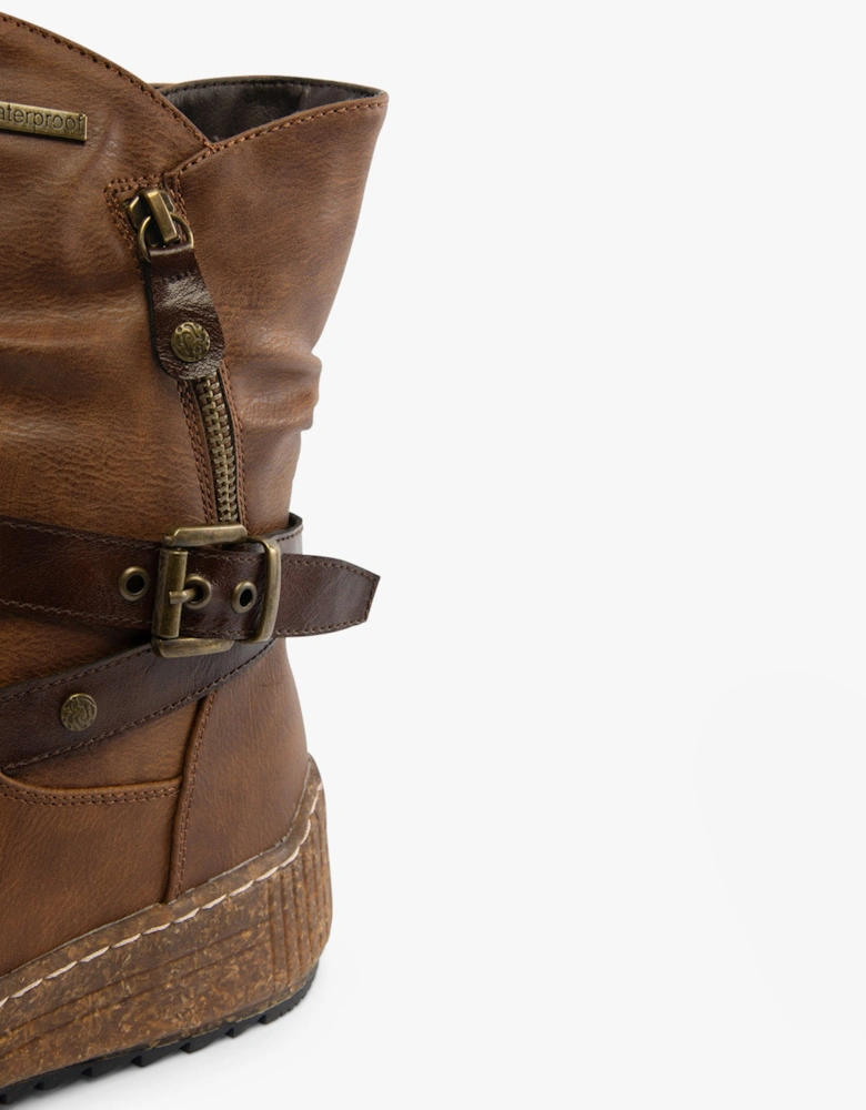 WYNDI 01 Womens Boots Brandy Kombi