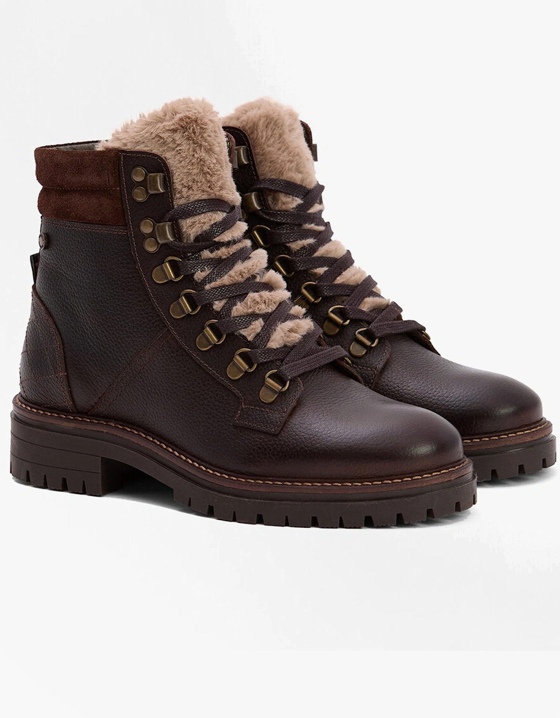 BAMBURGH Womens Hiker Boots Brown