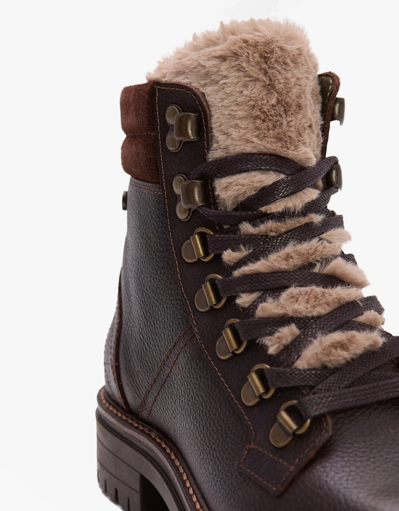 BAMBURGH Womens Hiker Boots Brown