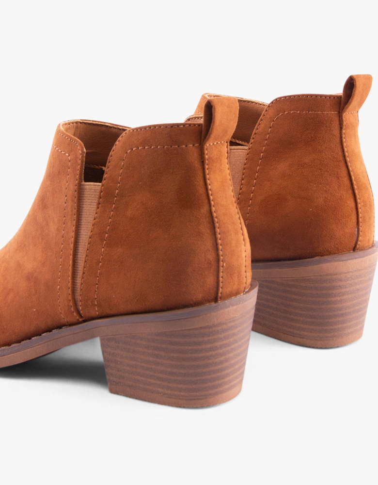 YORK Womens Boots Cognac